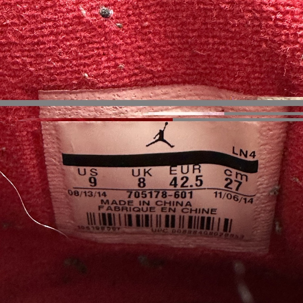 Air‎ Jordan 10 Retro 30th Bulls Over Broadway Shoes Men 9 Gym Red 705178 601 - Picture 12 of 16
